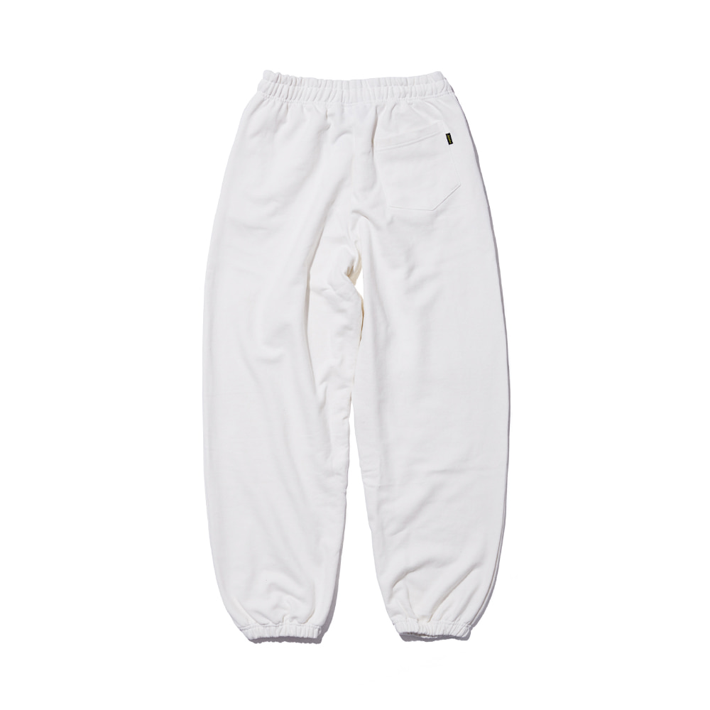 AWFB LOOSE FIT TRAINING JOGGER PANTS WHITE