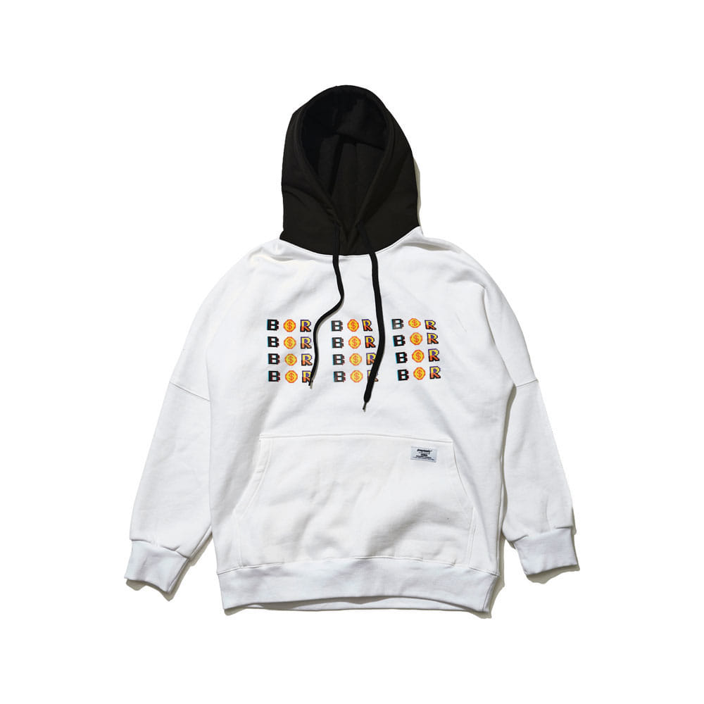 BSR LUCKY HOODIE WHITE