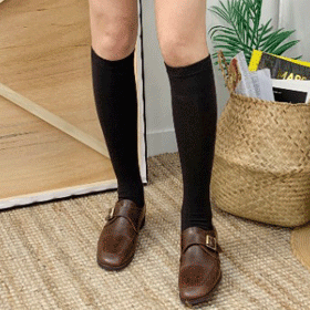 【1+1】Knee half stockings