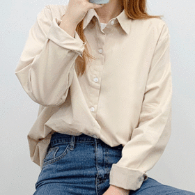 [무료배송] 심플무지 긴팔셔츠(6color)