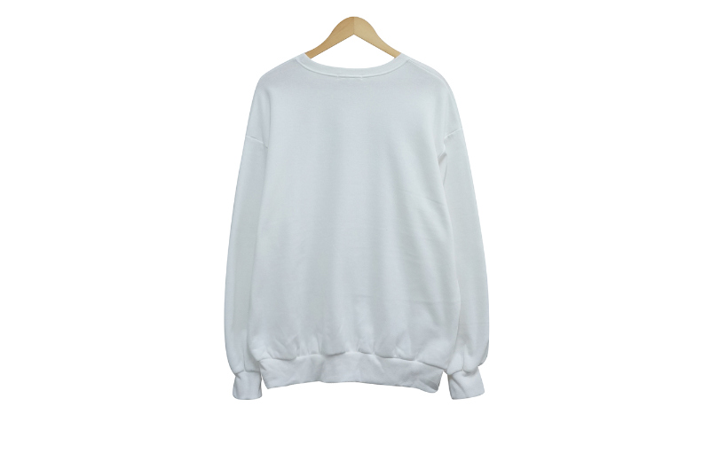 長袖Tシャツ ホワイト 商品カラー画像-S1L7