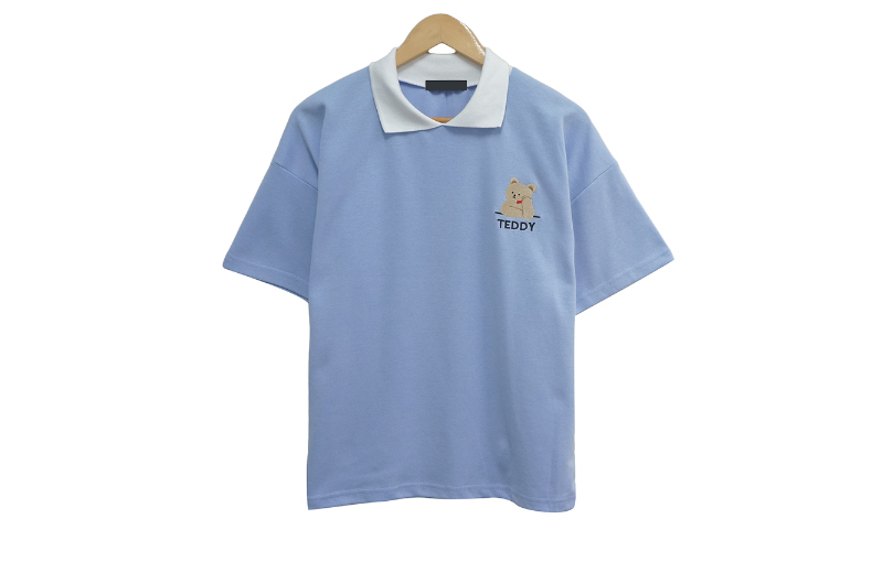 短袖T恤 blue 彩色图像-S1L10