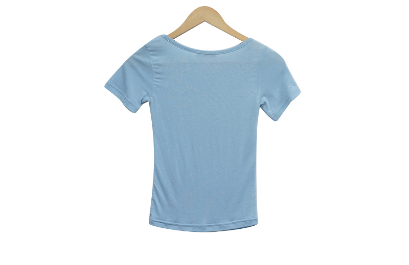 반팔 티셔츠 스카이블루 색상 이미지-S1L7