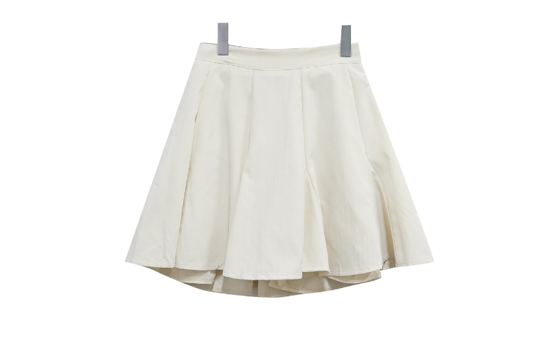 ミニスカート ホワイト 商品カラー画像-S1L11