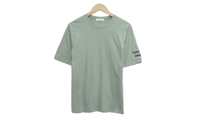 반팔 티셔츠 민트 색상 이미지-S1L7