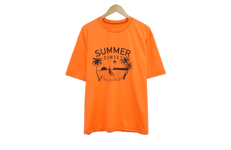 短袖T恤 orange 彩色图像-S1L8