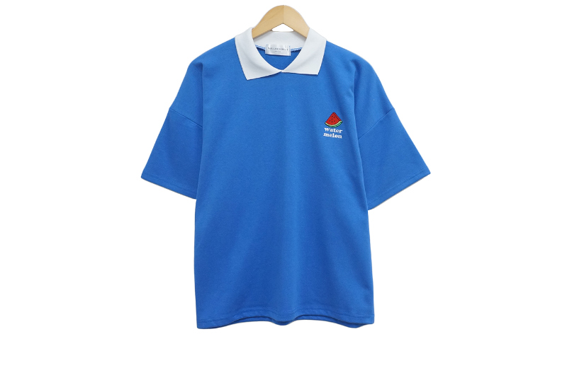半袖Tシャツ ブルー 商品カラー画像-S1L9