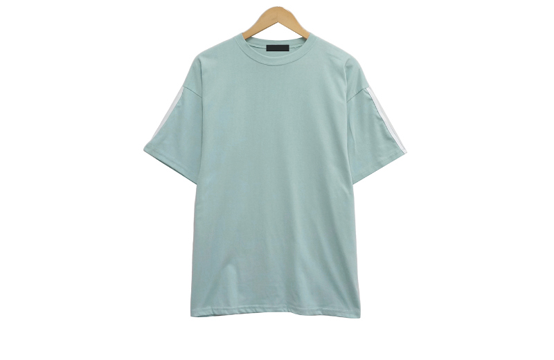 반팔 티셔츠 민트 색상 이미지-S1L16