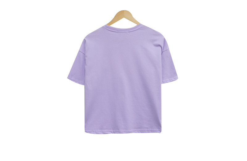 短袖T恤 lavender 彩色图像-S1L7