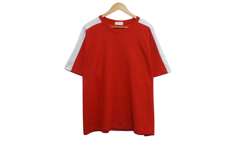 半袖Tシャツ レッド 商品カラー画像-S1L12