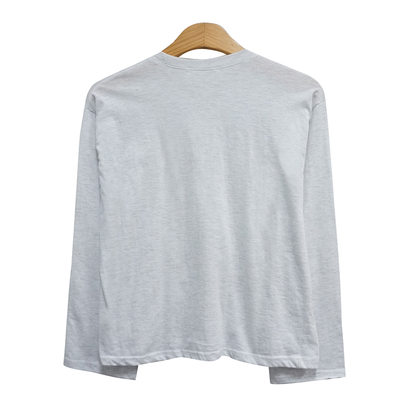 長袖Tシャツ ホワイト 商品カラー画像-S1L37