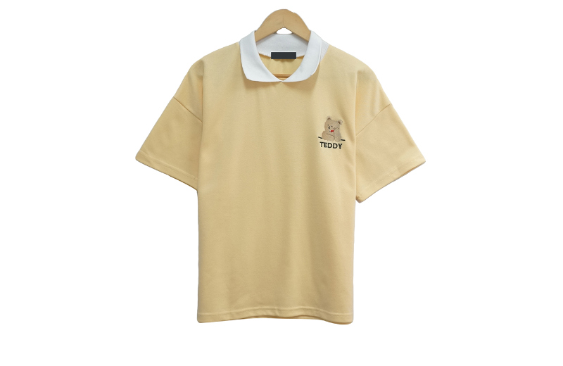 半袖Tシャツ マスタード 商品カラー画像-S1L8