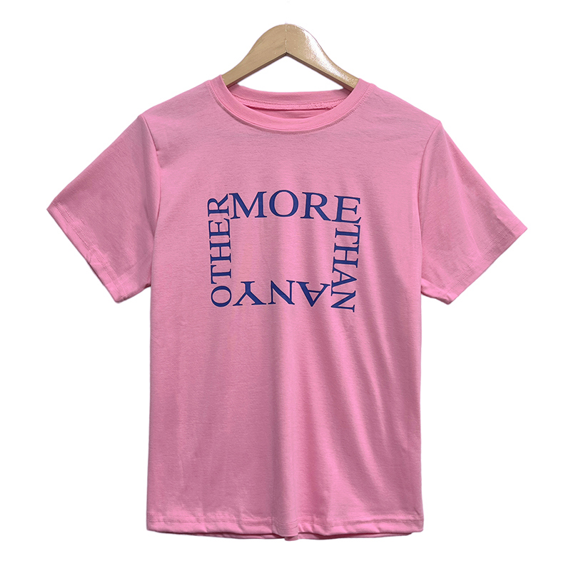 半袖Tシャツ ピンク 商品カラー画像-S1L16