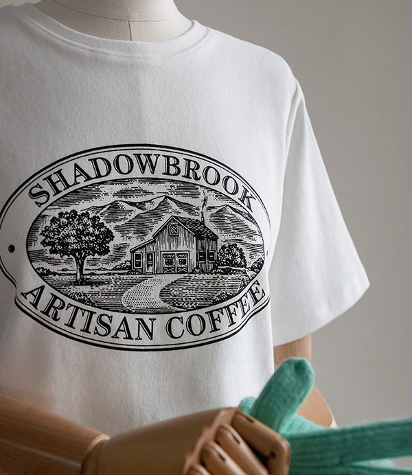 shadow 피치 기모 티셔츠[티셔츠DBN63] 2color_free size안나앤모드
