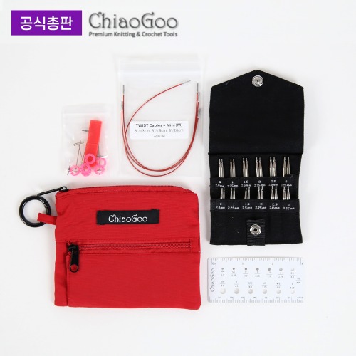 [Chiaogoo] (공식총판) 치아오구 레드 세트 Twist Red Shorties Set (5cm &amp; 8cm) Tips -#7230M