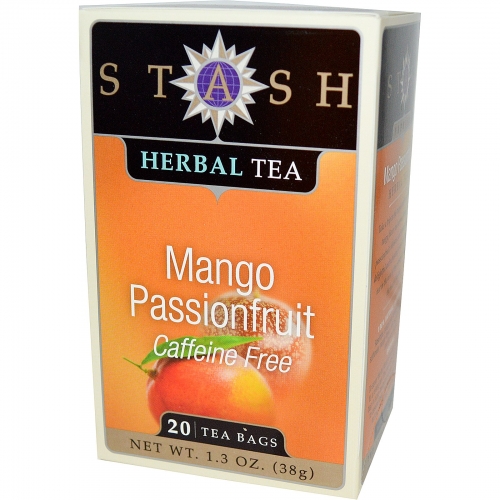 40%할인★Stash Tea 스태쉬 티 - Mango Passion Fruit Premium Tea 망고 파션푸릇 프리미엄 티 20ct