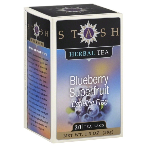 40%할인★Stash Tea 스태쉬 티 - Blueberry Superfruit Premium Tea 블루베리 슈퍼푸릇 프리미엄 티 20ct