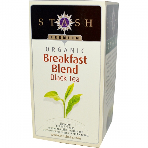 Stash Tea 스태쉬 티 - Organic Breakfast Blend 올가닉 브랙패스트 블랜드 18ct