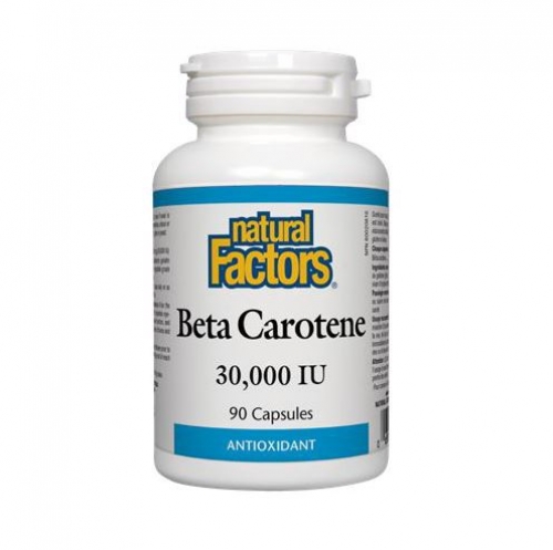 Natural Factors 내추럴 팩터스 - Beta Carotene 베타 카로틴 30,000IU 90caps