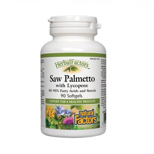 Natural Factors - Saw Palmetto with Lycopene 90sgels