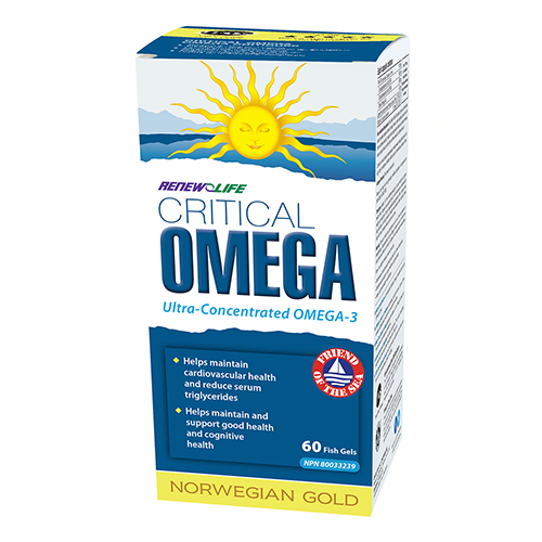 Renew Life - Norwegian Gold Critical Omega 60 Softgels