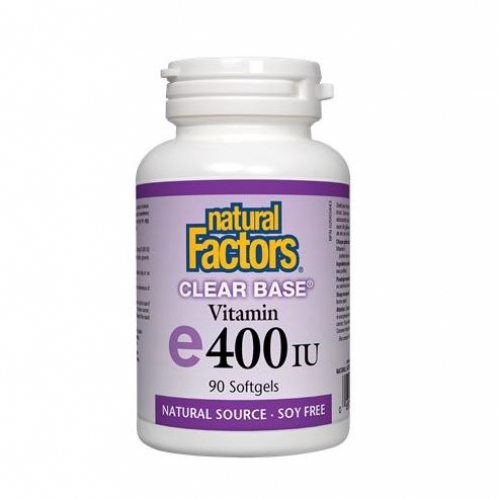 Natural Factors 내추럴 팩터스 - Vitamin E Clear Base (비타민E) (세포막보호) - 사이즈선택