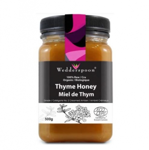 Wedderspoon  - 100% Raw Thyme Honey, New Zealand 500g