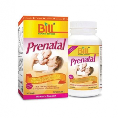 Bill - Prenatal Natural Multivitamins Plus Folic Acid 90 caplets