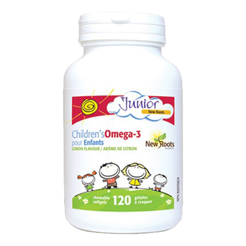 NEW ROOTS - Children’s Omega-3 - 550 mg of EPA, 225 mg of DHA - 120 chewable softgels