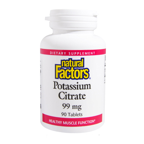 Natural Factors 내추럴 팩터스 - Potassium Citrate (칼륨 시트레이트) 99mg - 사이즈 선택