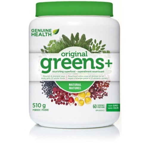 Genuine Health - Vegan Greens+ O  (채식주의자용 그린스 플러스 오/플레인) 510g