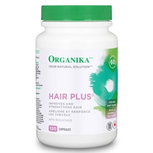 Organika (올가니카) - Hair Plus (헤어플러스, 건강한 모발 유지) 120caps