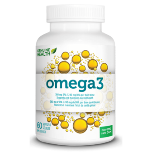 Genuine Health - Omega3 (오메가3) 60 소프트젤