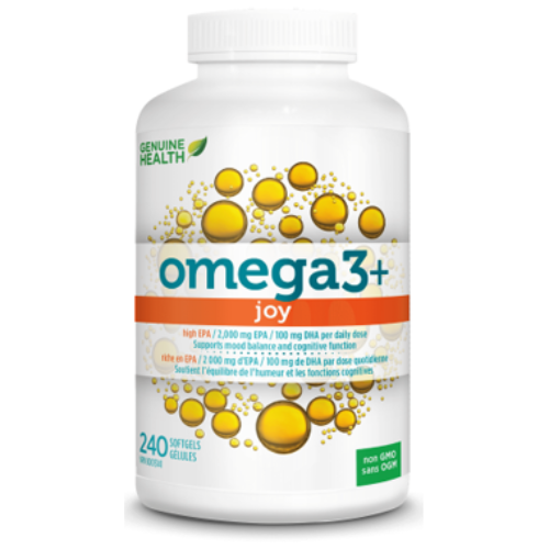 Genuine Health - Omega3+ Joy (오메가3 플러스 조이) 240 소프트젤