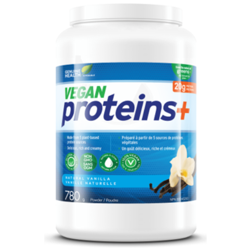 Genuine Health - Vegan Proteins+ Powder (채식주의자용 프로틴 플러스 파우더/바닐라맛) 780 g