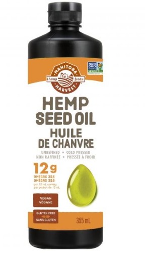 (Manitoba Harvest) Hemp Seed Oil 355ml / 946ml 마니토바하베스트- 햄프씨드오일