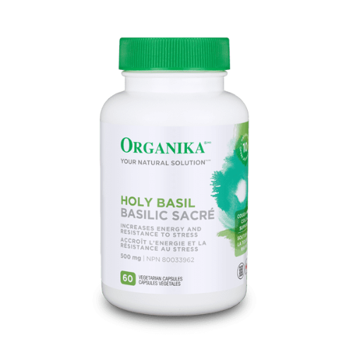 Organika (올가니카) - Holy Basil (홀리 바질, 소화 건강 지원, 면역 체계) 500mg 60vcaps