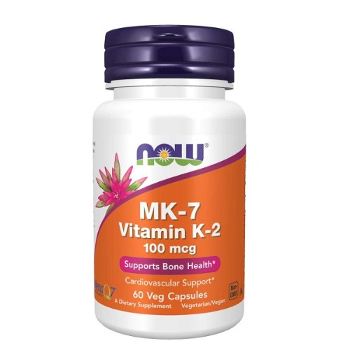 Now Foods - MK7 &amp; Vitamin K2 100 mcg 60vcaps - 나우 푸드 -  MK7 비타민 K2  베지 캡슐 60 정