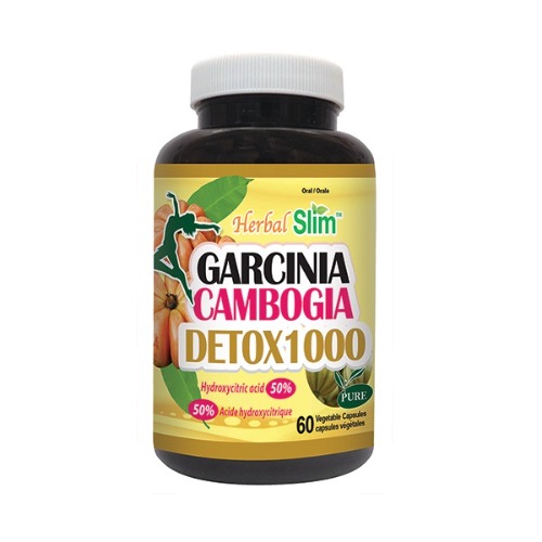 허벌슬림 가르시니아 디톡스 1000 700mg 60 식물성 캡슐 (식욕 억제/ 다이어트)