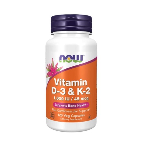 Now Foods - Vitamin D3 &amp;K2 120vcap - 나우 푸드 -비타민 D3 &amp; K2-120캡슐