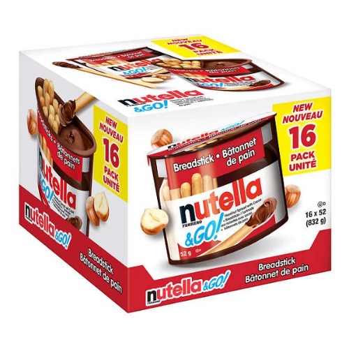 (코스트코) 누텔라 고스낵 52g 16개 세트 초콜릿과 브레드스틱 캐나다 국민간식!