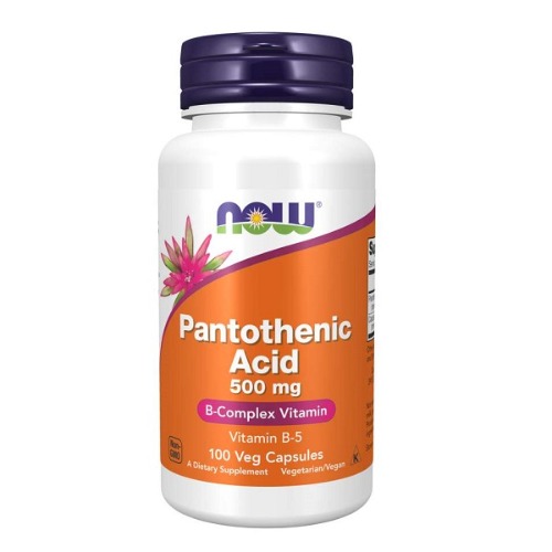 Now Foods 나우 푸드 - Pantothenic Acid (Vitamin B5) 500mg 100C 판토텐산 (비타민 B5) 100 캡슐