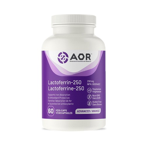 AOR Lactoferrin 에이오알 락토페린 250mg 60베지캡슐