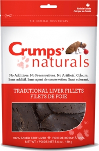 [Crumps&#039; Naturals]Traditional Liver Fillets리버 필렛 (소 간) 75g