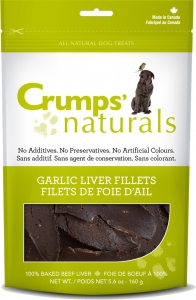 [Crumps&#039; Naturals]Garlic Liver Fillets리버 필렛 (소 간) 330g