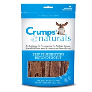 Crumps&#039; Naturals 크럼스 내츄럴 Beef Tender Sticks 소고기 텐더스틱(애완동물용) 55g/120g/250g