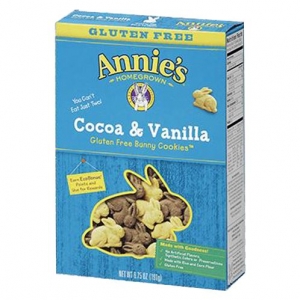 Annie&#039;s Homegrown 애니스 홈그라운 - Cocoa &amp; Vanilla Bunny Snack Pack - 글루텐 프리 버니 쿠키 코코아 &amp; 바닐라 스낵팩