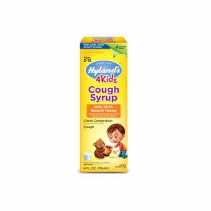 Hyland&#039;s 하일랜드 - Cough Syrup with Honey 4Kids (기침약) 118ml