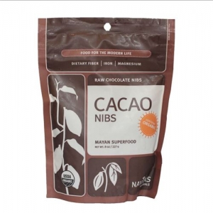 Navitas Naturals - Organic Raw Cacao Nibs -나비타 네츄럴- 오가닉 카카오 닙(거칠게 분쇄된 카카오빈) 227G
