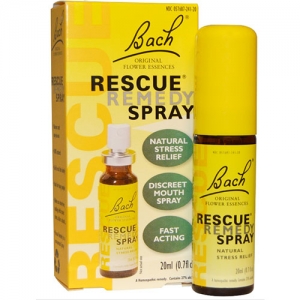 바크 - 레스큐 레메디 스프레이 20ml (천연 스트레스 완화제) Bach Rescue Remedy Spray